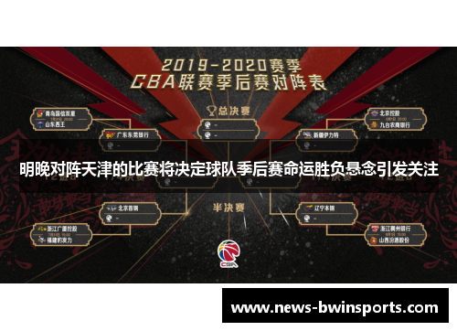 明晚对阵天津的比赛将决定球队季后赛命运胜负悬念引发关注